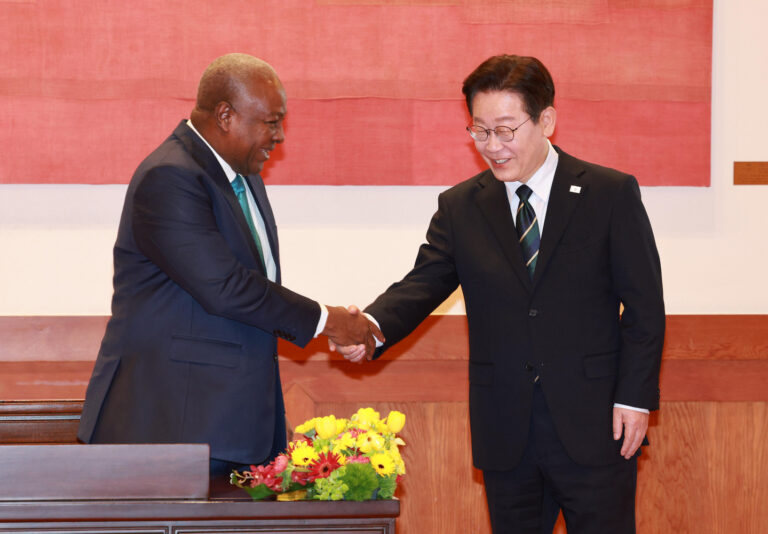 South Korean President commends Ghana for protecting its nationals in Gulf of Guinea